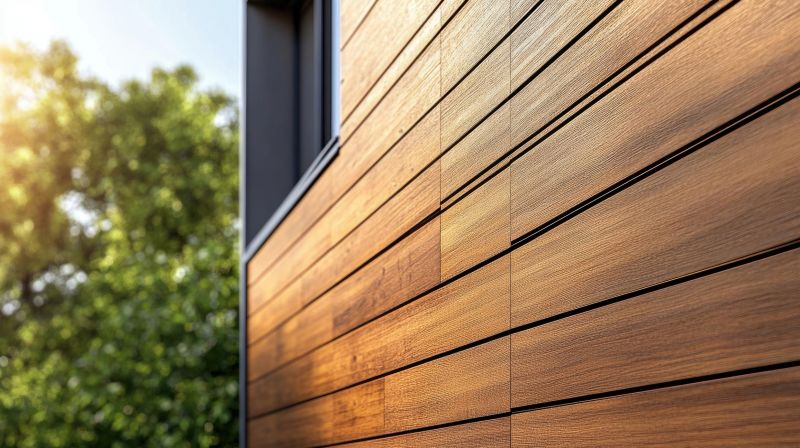 Exterior Wood Cladding Service detail